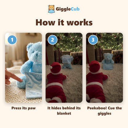 GiggleCub Peekaboo Bear